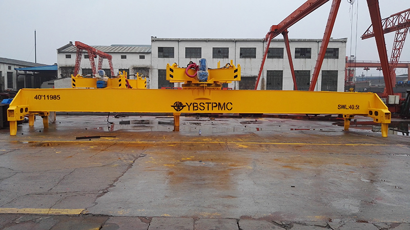 吊鉤式旋轉(zhuǎn)不伸縮40ft集裝箱吊具